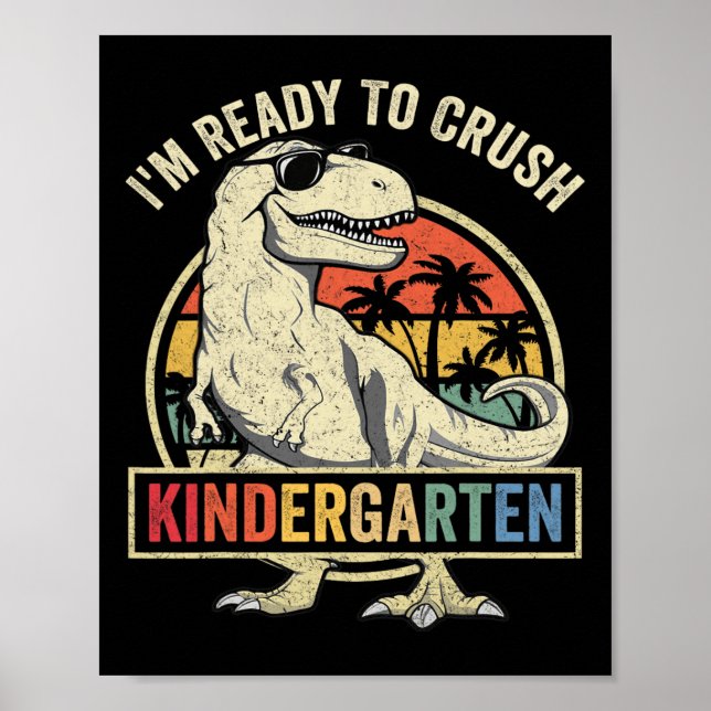 Ich bin bereit, den Kindergarten wieder zum Schule Poster (Vorne)