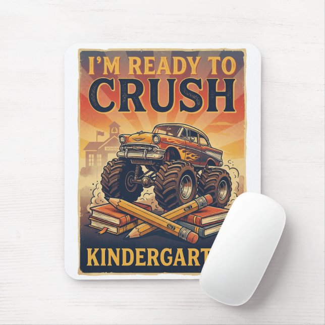 Ich bin bereit, den Kindergarten zu rocken Mousepad (Mit Mouse)