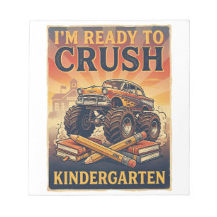Ich bin bereit, den Kindergarten zu rocken Notizblock