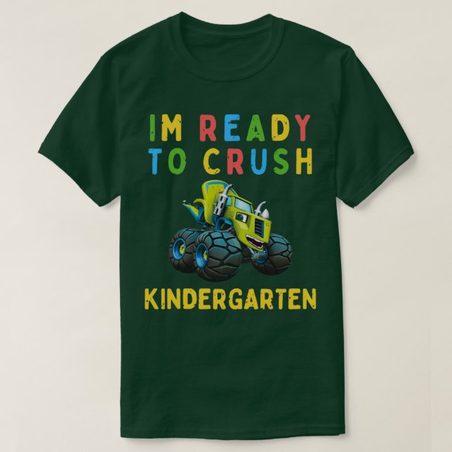 Ich bin bereit, den Kindergarten zu zerquetschen 3 T-Shirt (Design vorne)
