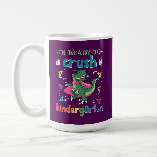 Ich bin bereit, den Kindergarten zu zerquetschen Kaffeetasse (Links)