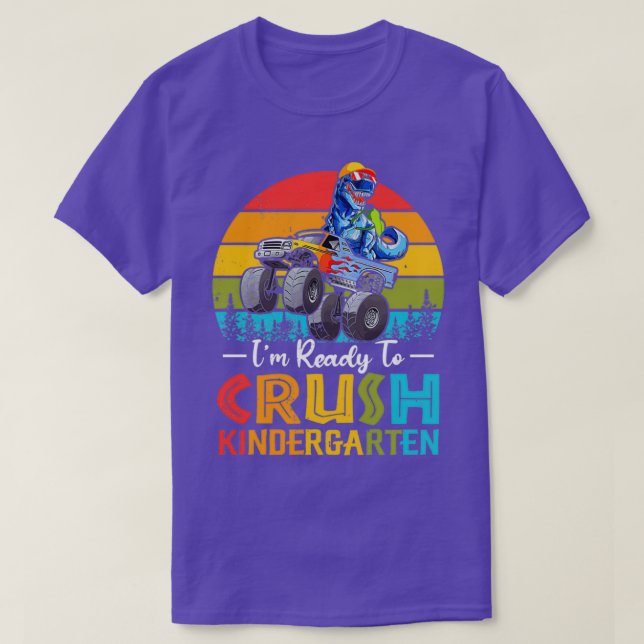 Ich bin bereit, den Kindergarten zu zerquetschen R T-Shirt (Design vorne)