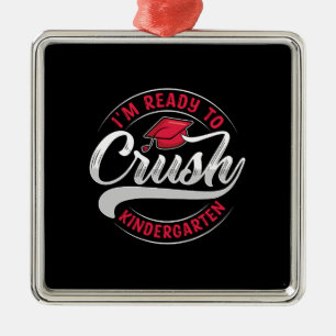 Ich bin bereit, den Kindergarten zu zerschlagen Ornament Aus Metall