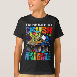 Ich bin bereit, den Monster-LKW der ersten Klasse T-Shirt