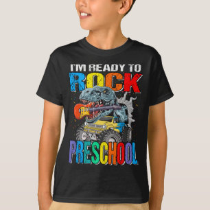 Ich bin bereit, den Monster-Truck-Dinosaurier in d T-Shirt