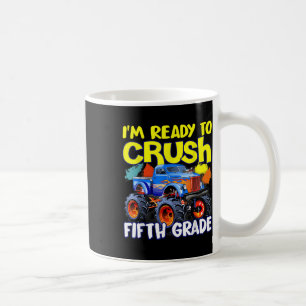 Ich bin bereit, den Monstertruck der 5. Klasse am Kaffeetasse