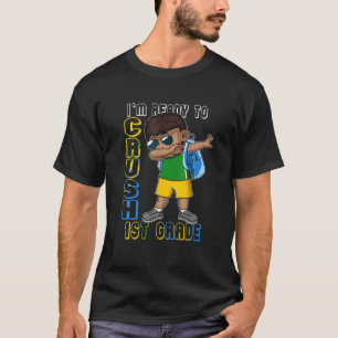 Ich bin bereit, den Niedlichen schwarzen Bo der 1. T-Shirt
