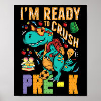 Ich bin bereit, den Pre-K Monster Truck Dino zu ze