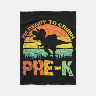 Ich bin bereit, den Pre-K-T-Rex-Dinosaurier Byck z Fleecedecke