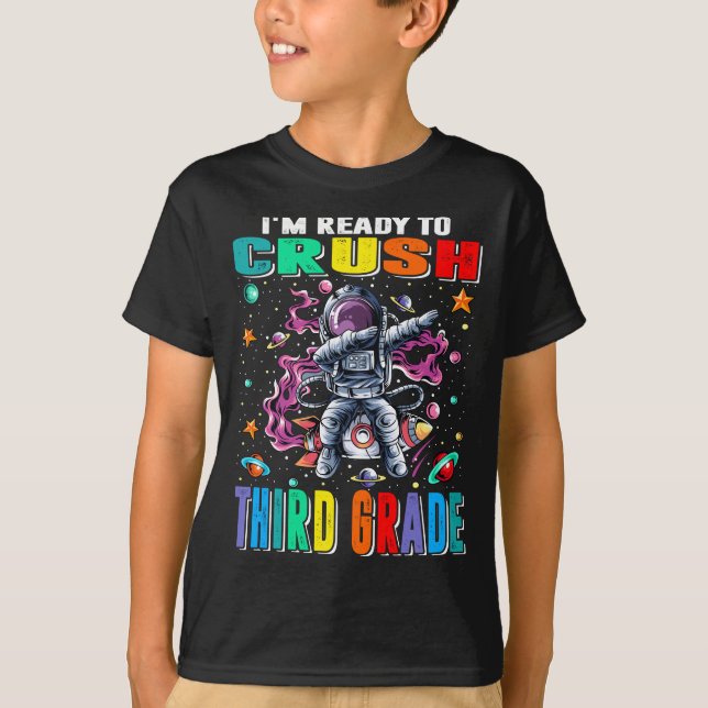 Ich bin bereit, den T - Shirt des Astronauten der  (Vorderseite)