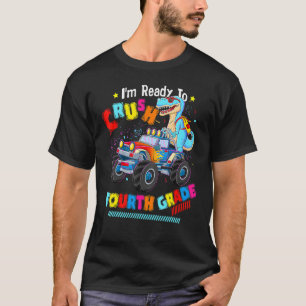 Ich bin bereit, den Viertklässler-Truck-Dino zu ze T-Shirt