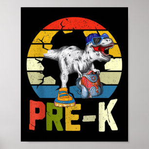 Ich bin bereit, den Vor-Kindergarten-Dinosaurier z Poster
