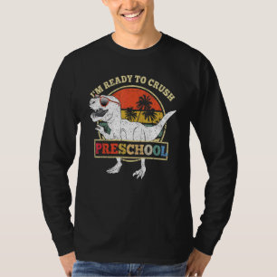 Ich bin bereit, den Vorschul-Dinosaurier Rex zurüc T-Shirt