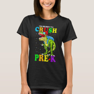 Ich bin bereit, den Vorschul-Dinosaurier zurück zu T-Shirt