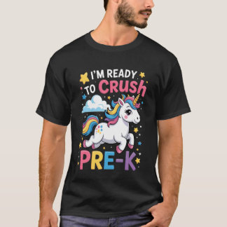 Ich bin bereit, den Vorschul-Einhorn-Kindern den e T-Shirt