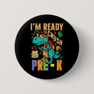 Ich bin bereit, den Vorschul-Monstertruck Dino Ck  Button