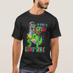 Ich bin bereit, den zweiten Grad Rex Dinosaurier w T-Shirt