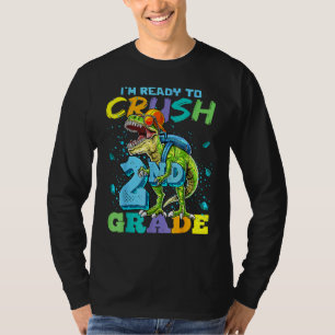 Ich bin bereit, den zweiten Grad Rex Dinosaurier w T-Shirt