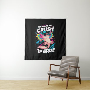 Ich bin bereit, die 1. Klasse Axolotl Rückkehr zur Wandteppich