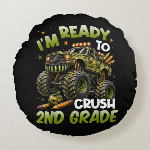 Ich bin bereit, die 2. Klasse Monstertruck zu zerm Rundes Kissen