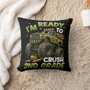 Ich bin bereit, die 2. Klasse Monstertruck zu zerq Kissen