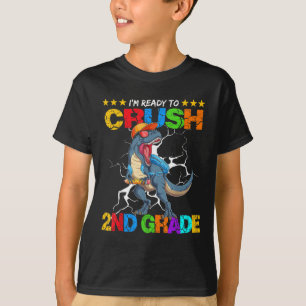 Ich bin bereit, die 2. Klasse T-Rex-Dinosaurier zu T-Shirt