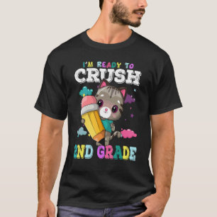 Ich bin bereit, die 2. Klasse zu knacken - Katze h T-Shirt