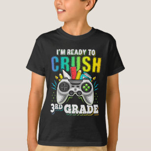 Ich bin bereit, die 3. Klasse zu knacken. Back-to- T-Shirt