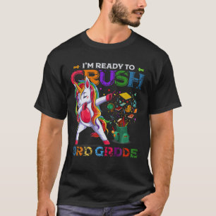 Ich bin bereit, die 3D-Grade-Dabbing-Einhorn wiede T-Shirt