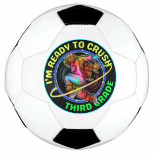 Ich bin bereit, die dritte Klasse zu rocken Fußball