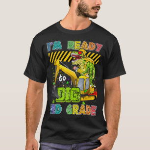 Ich bin bereit, die dritte Klasse zurück zur Schul T-Shirt