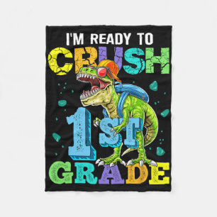 Ich bin bereit, die erste Klasse Dinosaurier CK zu Fleecedecke