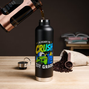 Ich bin bereit, die erste Klasse zurück zur Schule Trinkflasche