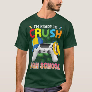Ich bin bereit, die High School Video Game Gamer B T-Shirt