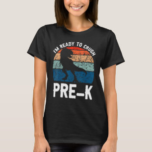 Ich bin bereit, die Pre-K-Vorschule Dino Rex Back T-Shirt