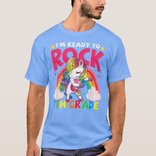 Ich bin bereit, die Unicorn-Mädchen der 7. Klasse T-Shirt