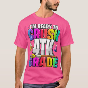 Ich bin bereit, die vierte Klasse zurück zur Schoo T-Shirt