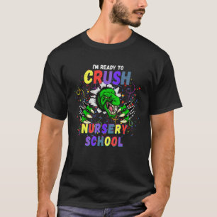 Ich bin bereit, die Vorschule Dinosaurier zurück z T-Shirt
