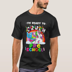 Ich bin bereit, die Vorschule wieder in den Schulw T-Shirt