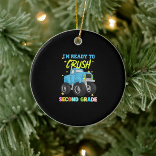 ICH BIN BEREIT, DIE ZWEITE STUFE ZU ERREICHEN KERAMIK ORNAMENT