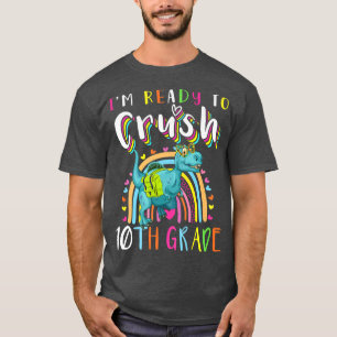 Ich bin bereit, Dinosaurier der 10. Klasse wieder T-Shirt