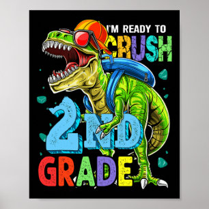 Ich bin bereit, Dinosaurier der zweiten Klasse nac Poster