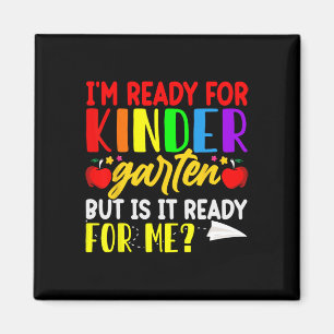 Ich bin bereit für den ersten Schultag Magnet