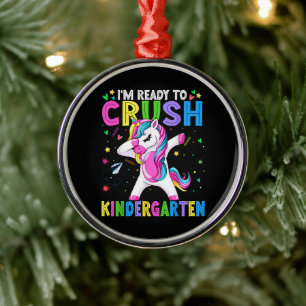 Ich bin bereit für den Kindergarten Zurück zur Sch Ornament Aus Metall