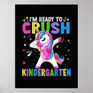 Ich bin bereit für den Kindergarten Zurück zur Sch Poster