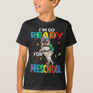 Ich bin bereit für den T - Shirt des Mops im Vorsc