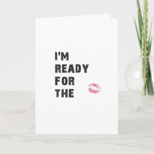 ICH BIN BEREIT FÜR *MISTLETOE* UND *YOU* BEI CHRIS FEIERTAGSKARTE