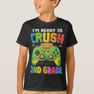 Ich bin bereit, Gamer der zweiten Klasse wieder in T-Shirt