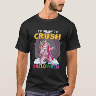 Ich bin bereit Halloween Pinky Mummy Unicorn H zu  T-Shirt