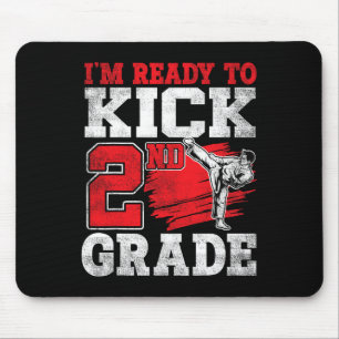 Ich bin bereit, Karate 2. Klasse in die Schule zu Mousepad